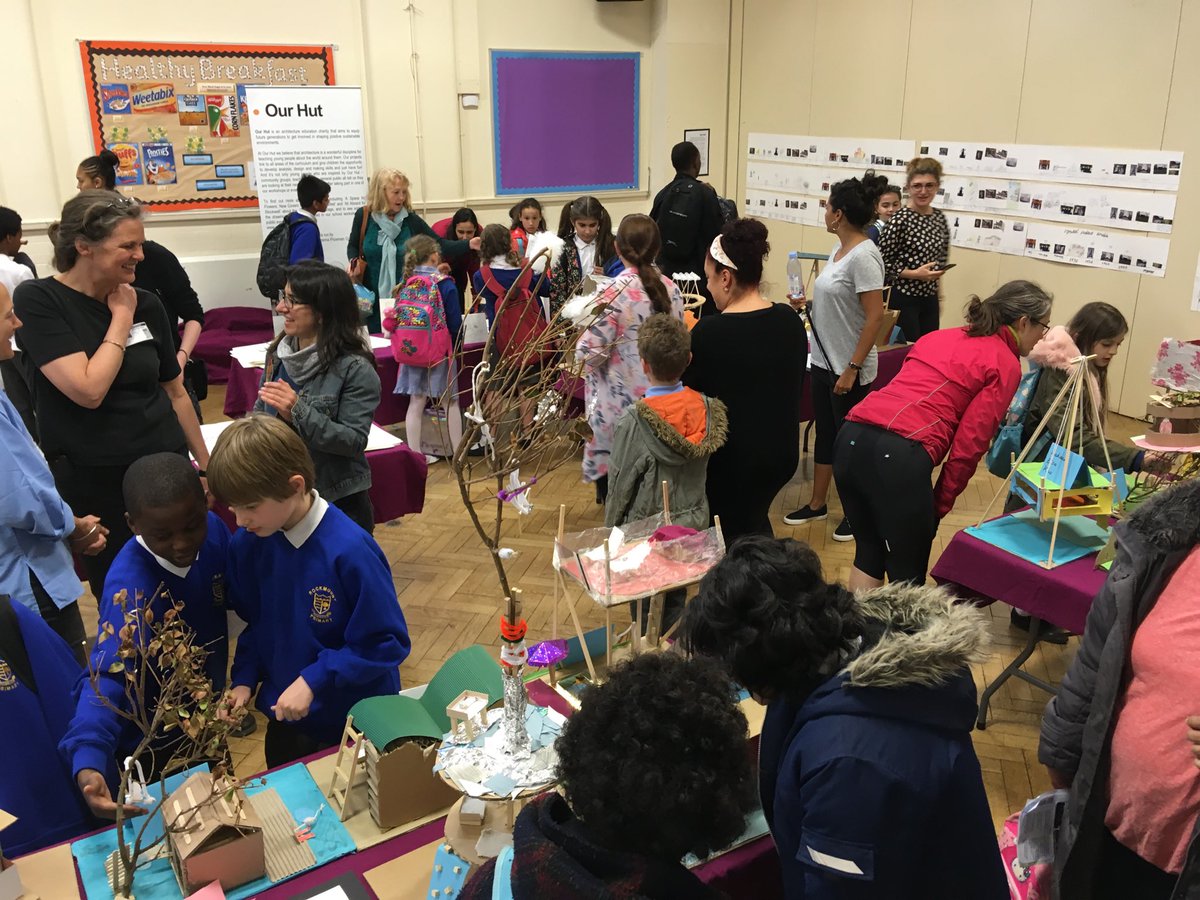 OurHutUK's tweet photo. Great to meet so many parents at the exhibition of #sublimestructures @CrystalPalacePK @RockmountPS great work Year 5! https://t.co/N8yVGXpe5F