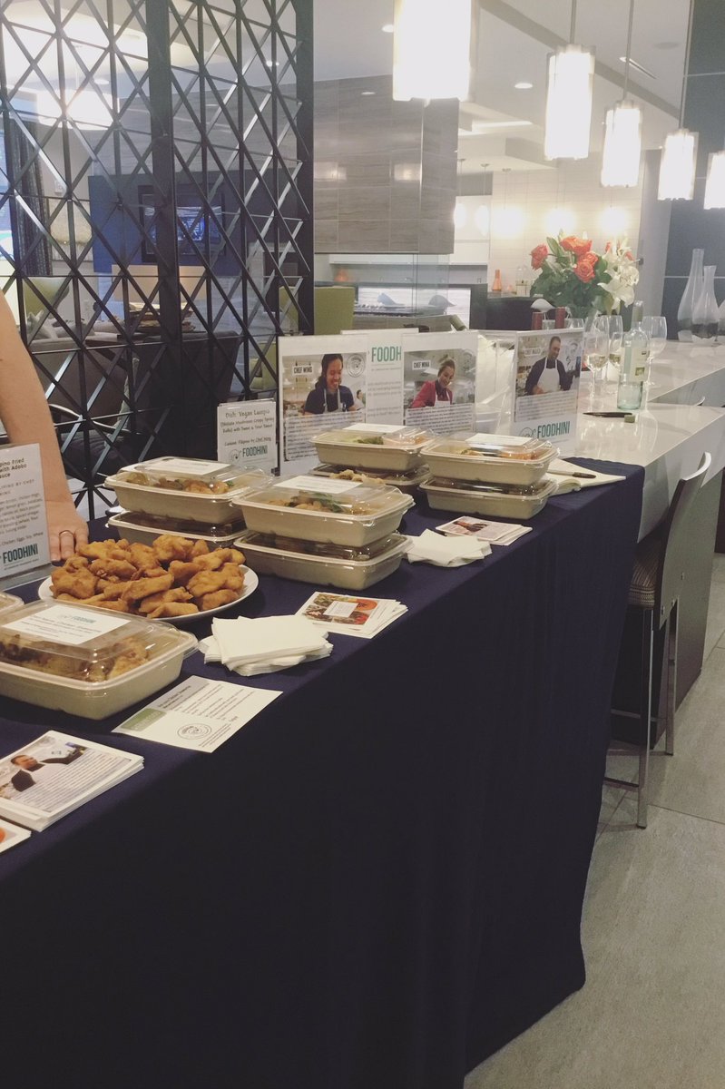 uniononqueen's tweet photo. @foodhinidc will make your hunger disappear! Stop by the lobby for some amazing food from around the world. #apartmentliving https://t.co/GjThNxgAF1