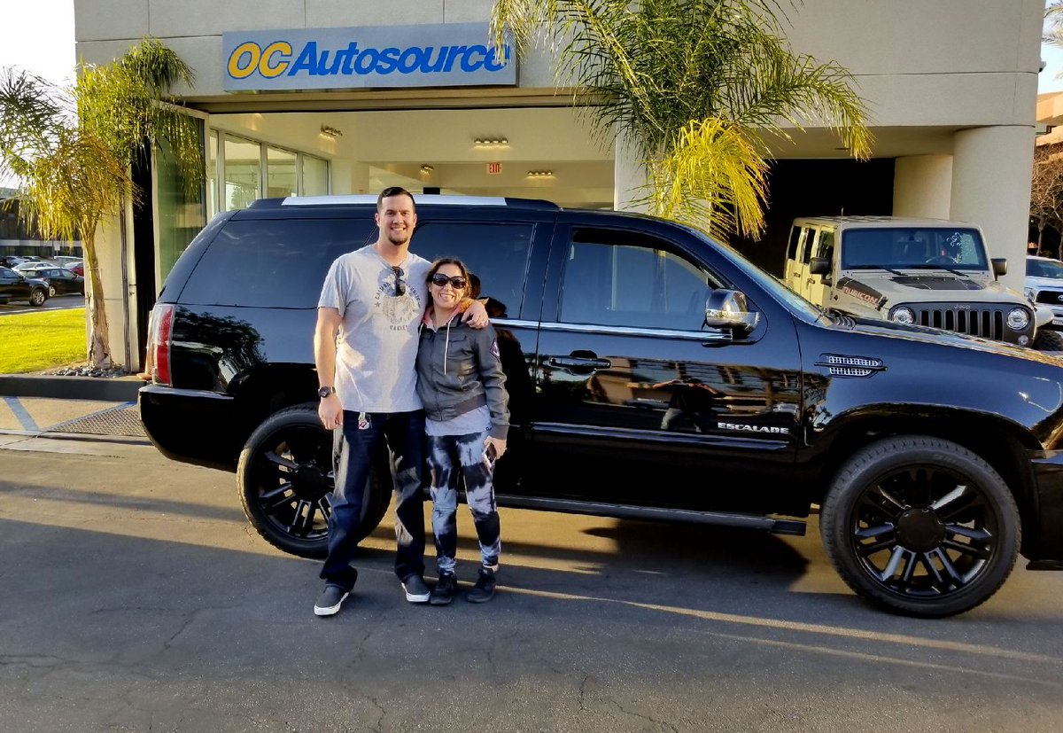 OCAutosource's tweet image. Ryan and Diana from Pomona, CA are one happy couple driving off in their new 2014 Cadillac Escalade from OC Autosource. Big Thanks for coming to see us! #Cadillac #Orangecounty
