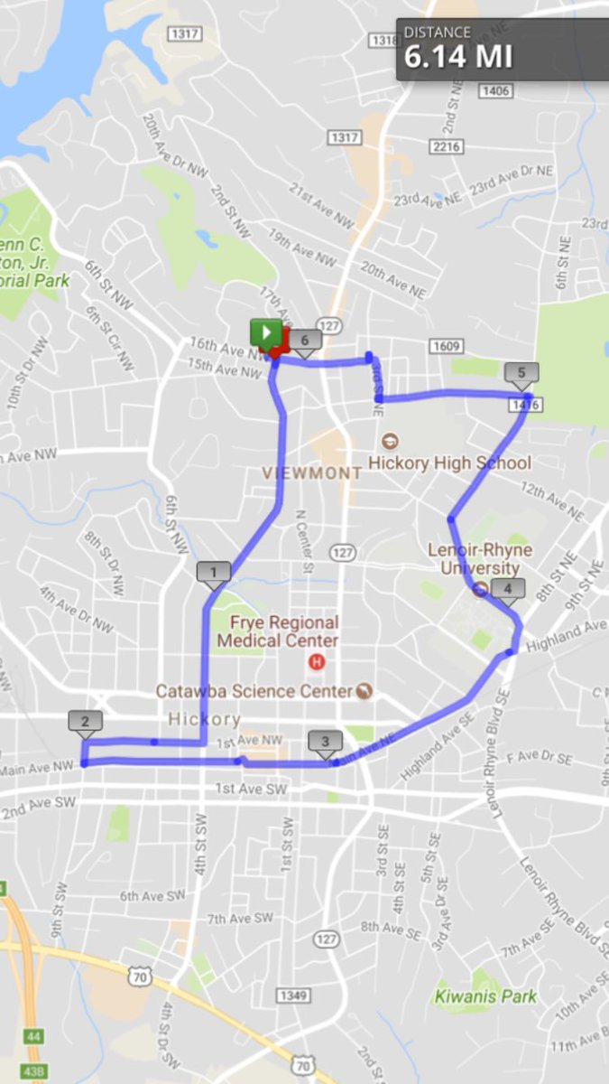 Route for 🏹 🏃‍♂️💨 <a href="/AtomOakley/">Adam Oakley</a> <a href="/F3Hickory/">F3 Hickory</a>