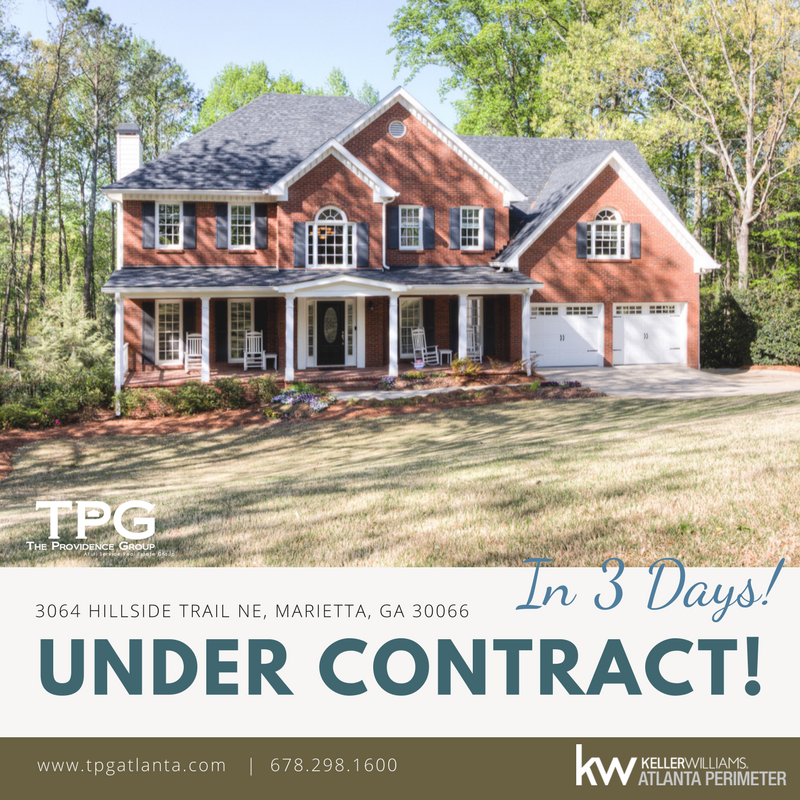 providencegroup's tweet image. Under Contract in 3 Days! 3064 Hillside Trail NE #tpgatlanta #mariettageorgia #springmarket