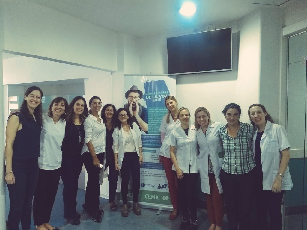 Sociedaddelavoz's tweet photo. Así se celebro el #DMV2018 en #Cemic sede Las Heras #TodaLaVidaConVoz https://t.co/KvnXt4B16H