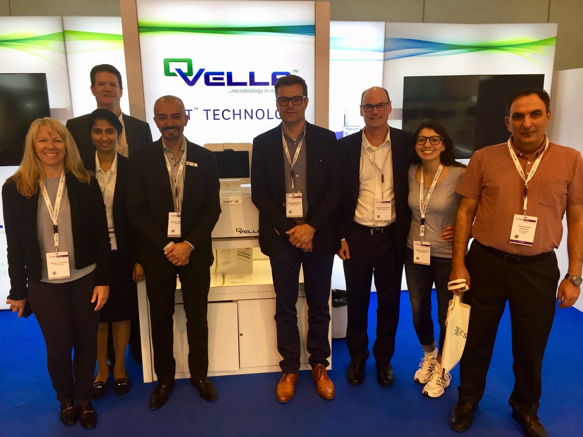qvellacorp's tweet photo. Another successful #ECCMID18 @ESCMID! Thank you to everyone who stopped by the #Qvella booth for a demo of the FAST-ID BSI Panel #medtech #innovation https://t.co/8hBHnUSSV3 to learn more https://t.co/El9pxRKeF1