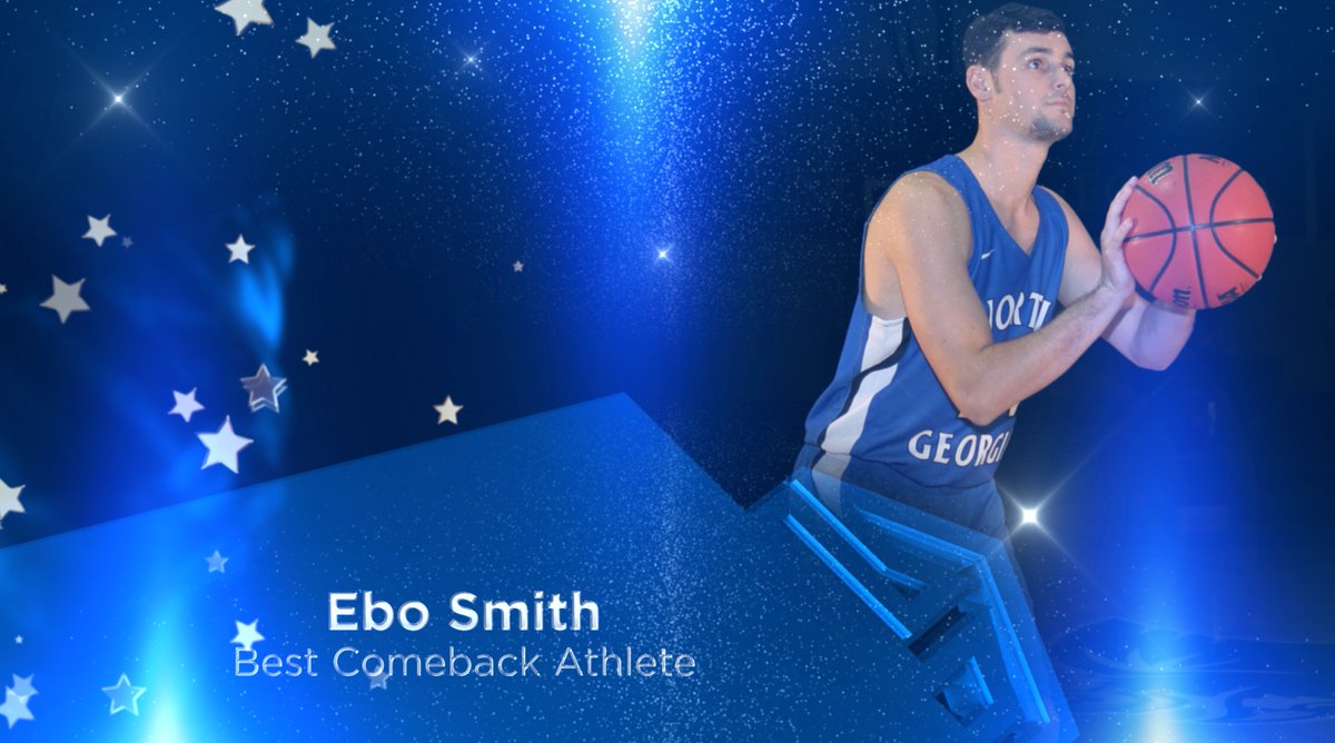 The Comeback Athlete Nighthawk Courage Award goes to Ebo Smith!! #GNA18