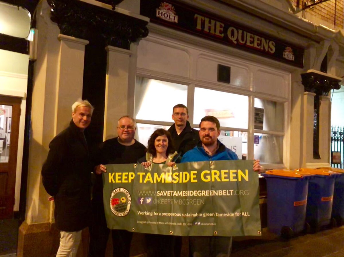 CllrColbourne's tweet photo. Tameside Tories Go Green! 
Tameside Labour Go Missing
#VoteConservative #LE2018 #SaveTamesideGreenbelt https://t.co/8zG97LYd63