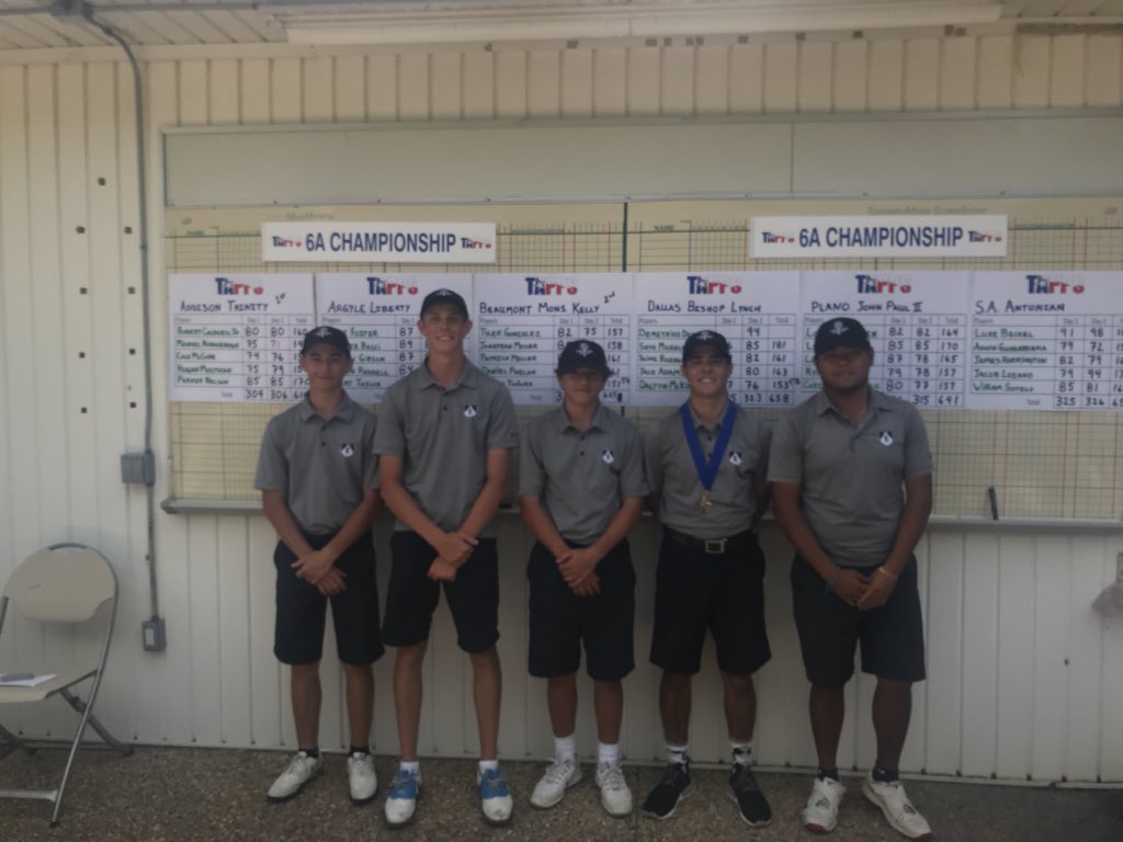BLGolfCoach's tweet photo. Proud of these guys!!!
7th place finish at the TAPPS 6A State Golf Championship.
#BLGOLF https://t.co/YnTS8baozj