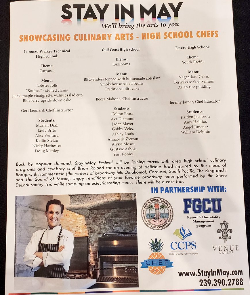 CCAcademies's tweet photo. @LWTechCollege, @GC_HighSchool and @EsteroHS culinary students prep for #StayInMay!! https://t.co/f2XKdwCF3M