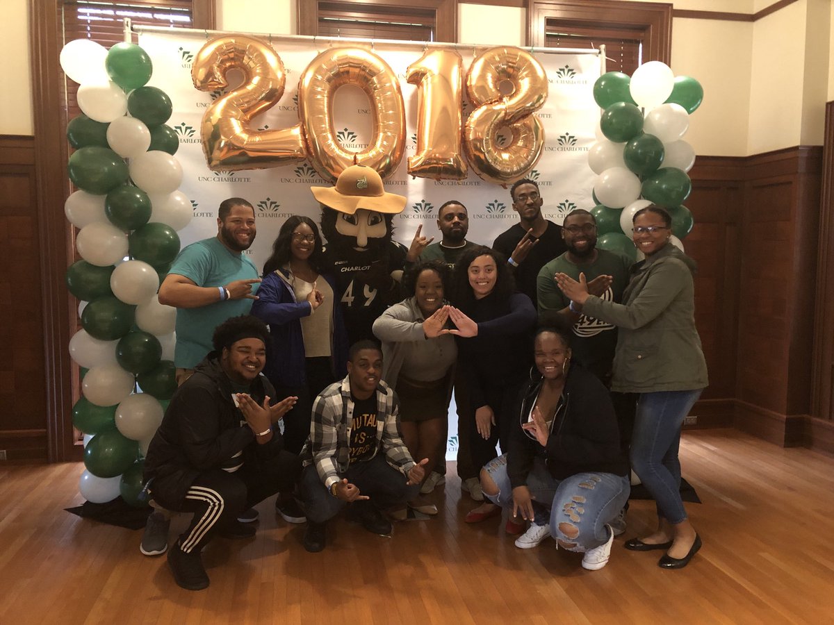 UNCCNPHC's tweet photo. A couple of our graduating @UNCCNPHC seniors at @49erAlumni #SeniorSendOff https://t.co/v8FJGEELZJ