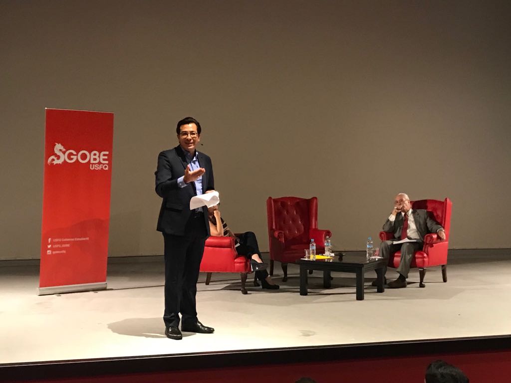 Educacion_Ec's tweet photo. .@fanderfalconi, ministro de Educación: La educación técnica necesita revalorizarse, generar nuevas carreras y figuras profesionales que respondan a las tecnologías del futuro. Trabajamos en el engranaje del sistema educativo medio con el superior. #PerspectivasEducativas https://t.co/7rxG06erv9