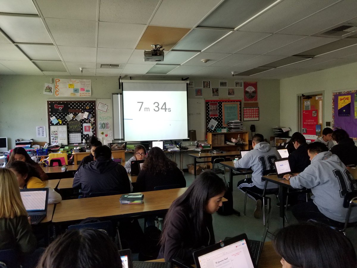 mtouceda's tweet photo. Today's #IronChef activity with my #APKids went so much better than the first one! Groups of 3, 10 minutes to create, 90 seconds to present, immediate grading, LOVE IT! #eduprotocols #Itsaprocess #sonnets #TeacherLife #TechieTuesday @jcorippo @mhebern https://t.co/0FrEtR3mur