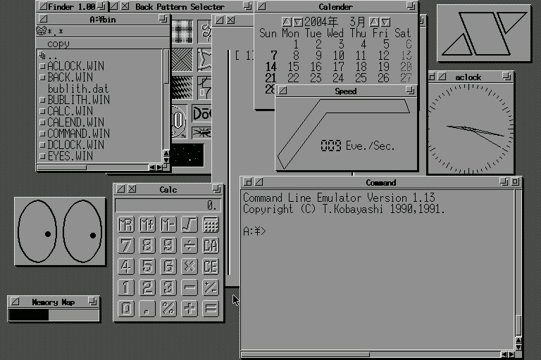 ♣︎Windowsサマ専用♣︎ SX-WindowとKo-Windowも使ったけど、X68000は、当時まだそこまでGUIを