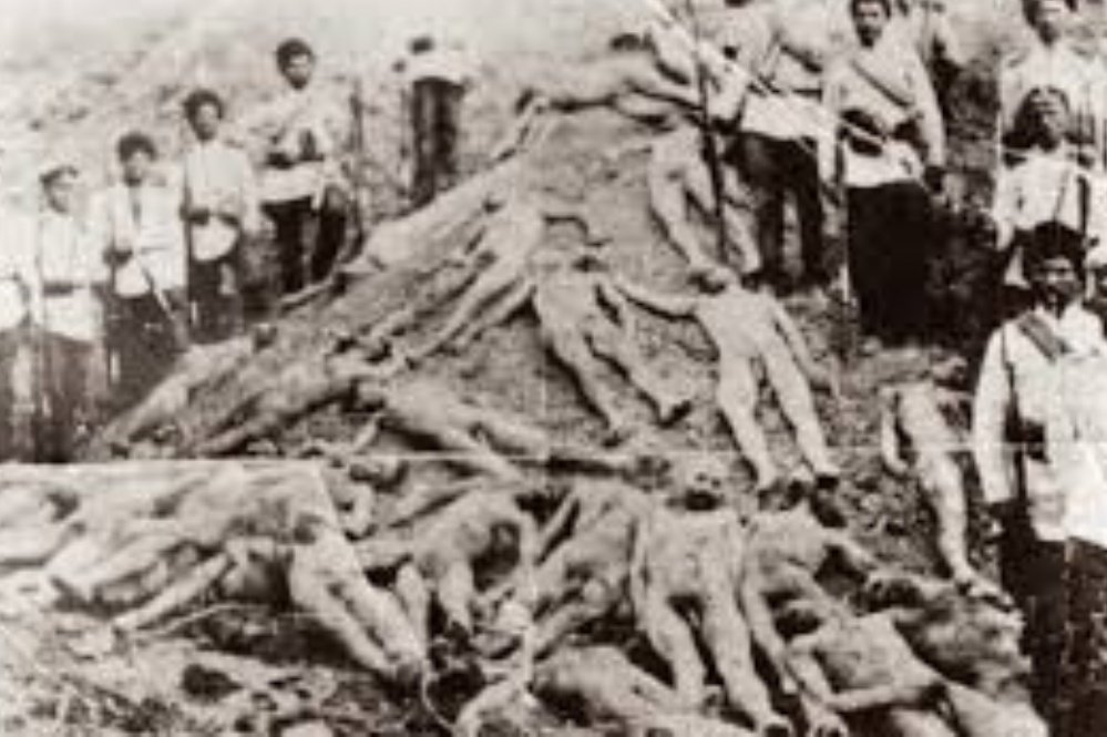 15m_merida_'s tweet image. Hoy 24 de abril se conmemora el Holocausto armenio, primer genocidio moderno (1915-1924). Perpetrado por Turquía, sigue siendo casi desconocido a día de hoy. Fue la deportación forzosa y exterminio de entre 1 millón y medio y 2 millones de personas es.wikipedia.org/wiki/Genocidio…