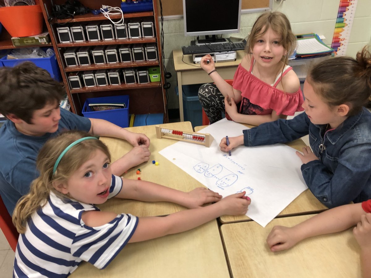 ShawnMoe19's tweet photo. Students demonstrating resiliency by persevering through a challenging math problem. Kieronโs cats #OliverStephens #TVDSBMath #Week of math https://t.co/IUel4pvQ4S