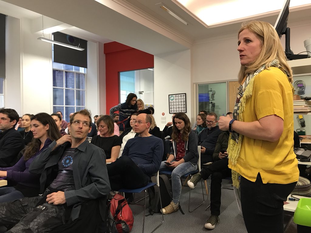 CatAinsworth's tweet image. An inspiring evening @techforgoodbath on a journey through #digitaltech for #mentalhealth.  An event beautifully curated by @AnnieLegge which looked deeply at how #tech can both perpetuate #mentalhealth issues and be part of solving the problem.  #TechForGood