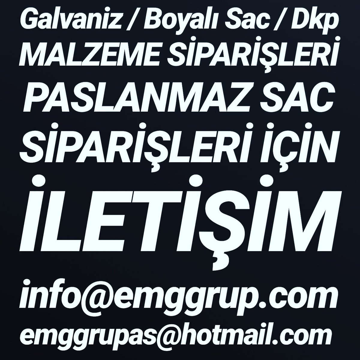 emggrup's tweet photo. #emggrup #emgmetal https://t.co/GN9wzRUCJc https://t.co/chALVwm5sF