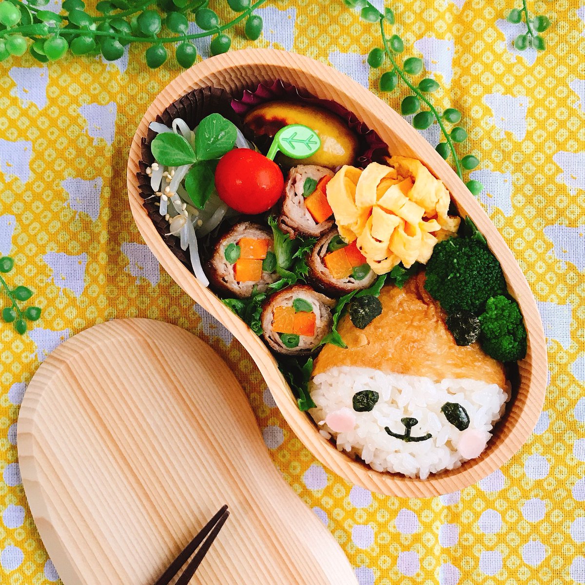Twitter पर 山本ちろ似顔絵とキャラ弁作ってます パンダ弁当 んがーーーーーーーーーーっ 子供が驚いてお越しにキタ ん 時計みる 寝坊じゃ 寝坊 作り置きしていたオカズがあったので詰めるだけで なんとか しのげたけど マジでヤバかった 娘弁当 お昼