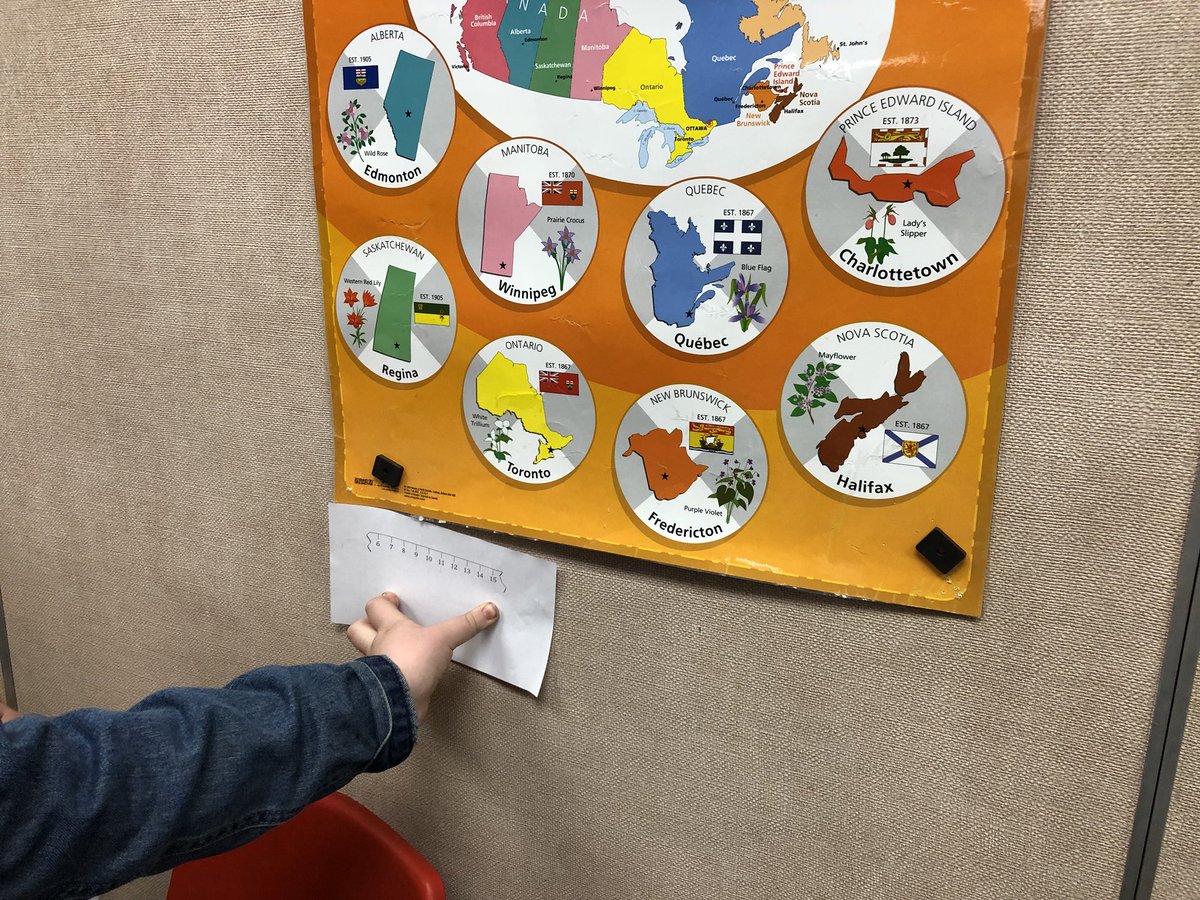 ShawnMoe19's tweet photo. Students, โWe can still measure the lengths correctly by subtracting the end number from beginning number!โ Exploring measurement and constant difference #TVDSBmath #OliverStephens #WeekofMath https://t.co/SV4hEGVIuU