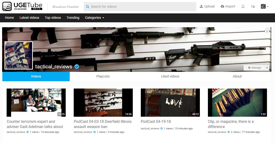 Be sure to check us out on <a href="/UGETube/">UGE Tube</a> We've been watching and waiting for a good stable platform to replace youtube. This is the link to our channel, bit.ly/2qVeSEd  

#patriot #Youtuber #tactical