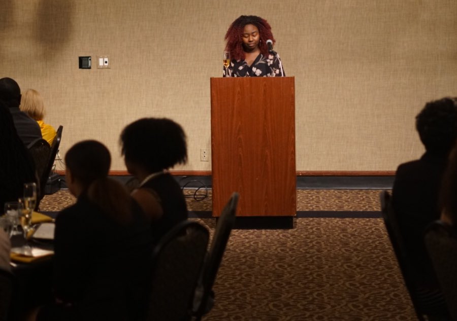 MizzouCASE's tweet photo. And a toast from Tiana Glass: “Let’s raise our glasses and toast to finally finishing this chapter of college and starting a new one. Good Luck!” 🥂 https://t.co/61jRxdjOR7