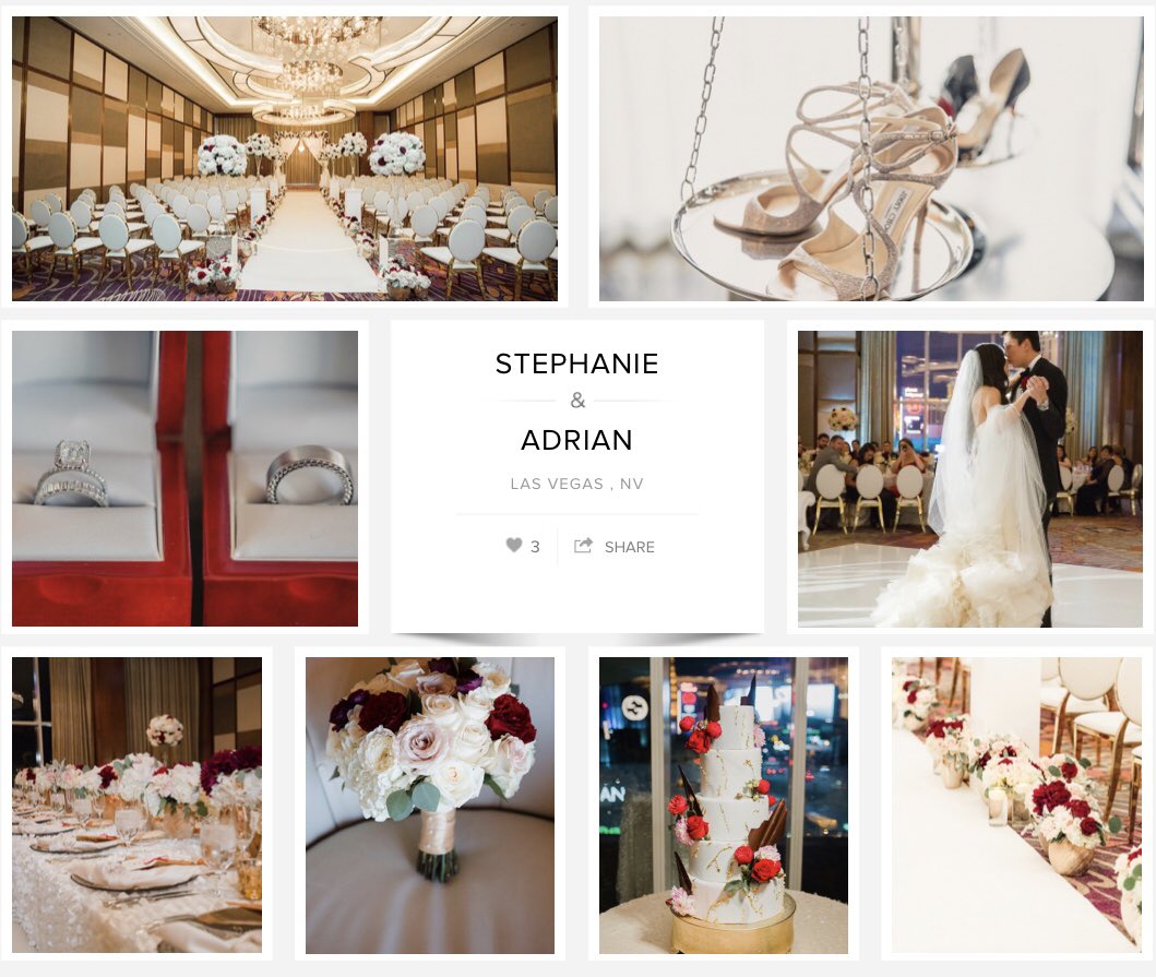 SoundFusionEnt's tweet image. Couldn’t be happier to see the wedding of Stephanie &amp;amp; Adrian featured in Carats &amp;amp; Cake @ caratsandcake.com/stephanieandad…! 
Wedding Planner @andreaeppolito 
Photography @stephensalazar_co 
Venue @mo_lasvegas
Dress @verawanggang
Shoes @jimmychoo 
DJs &amp;amp; Custom Gobo @soundfusionent