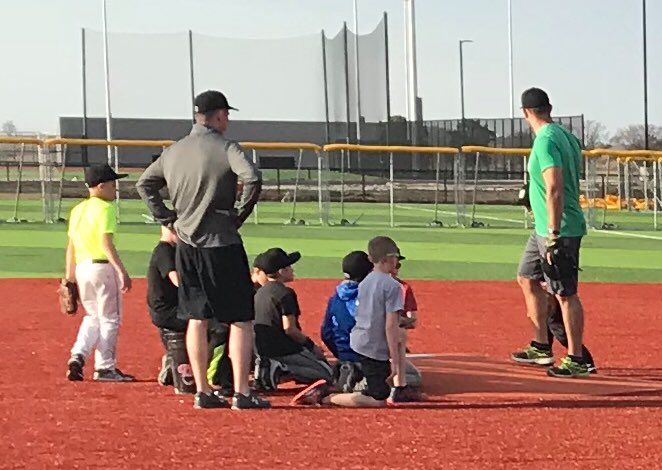 JohnBlunk's tweet photo. 1st warm practice: #BettPlex Middle & Forest Grove roads, #Bettendorf #GameChanger @TBKBANKSPORTS https://t.co/OSNFVWmHKz