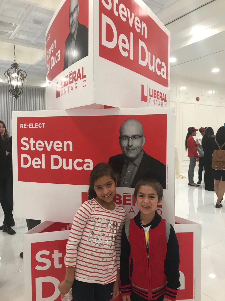 Happy to support our friend @StevenDelDuca at his campaign office opening! #vaughanwoodbridge