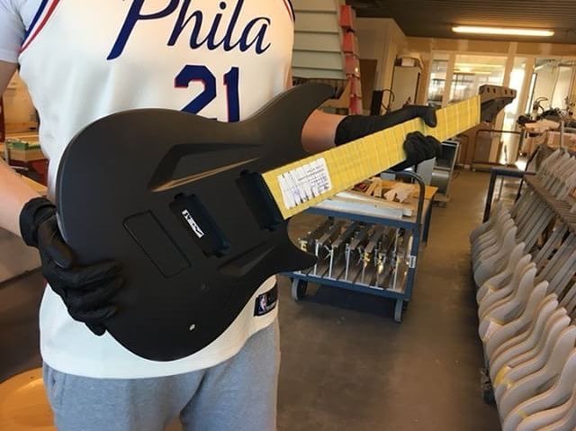 matthewkheafy's tweet photo. Primer paint is on my custom @aristidesguitars #080s ! 🤯😍🤯😍🤯😍🤯😍🤯 what color am I gonna make this beast!?!? https://t.co/50vUkKHIJX