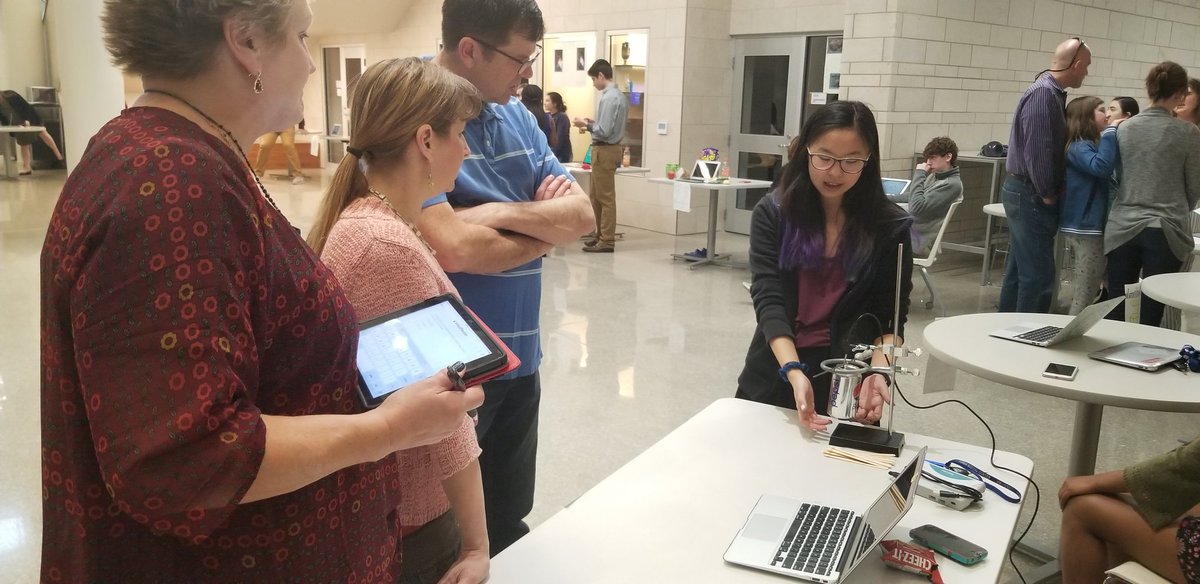 TSA has solid representation at #OWLChemistry night! Never a dull moment at #OlatheWest 📈