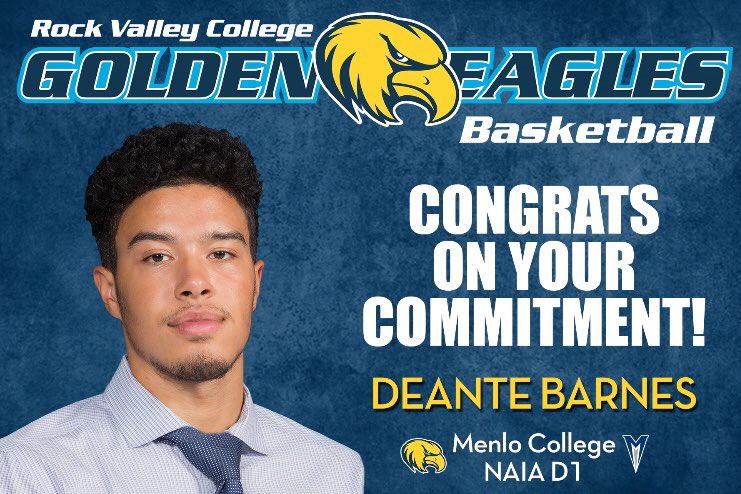 RVC_Athletics's tweet photo. #LeavingTheNest... Congrats to #RVCBasketball’s DeAnte Barnes (Belvidere, IL) on his commitment to Menlo College (CA) https://t.co/VLzqWh4Kia