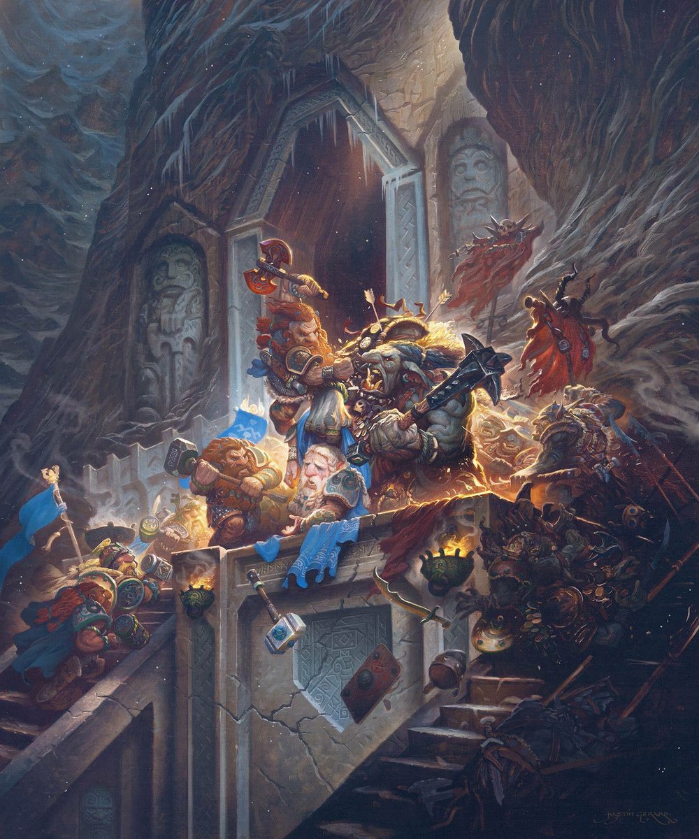 J.R.R. Tolkien (@jrrtolkien) on Twitter photo Justin Gerard’s (<a href="/HiGalleryGerard/">Gallery Gerard</a>) “The Battle for Moria” #TolkienArt #tolkien muddycolors.com/2018/04/lets-b… Justin Gerard’s (<a href="/HiGalleryGerard/">Gallery Gerard</a>) “The Battle for Moria” #TolkienArt #tolkien muddycolors.com/2018/04/lets-b…