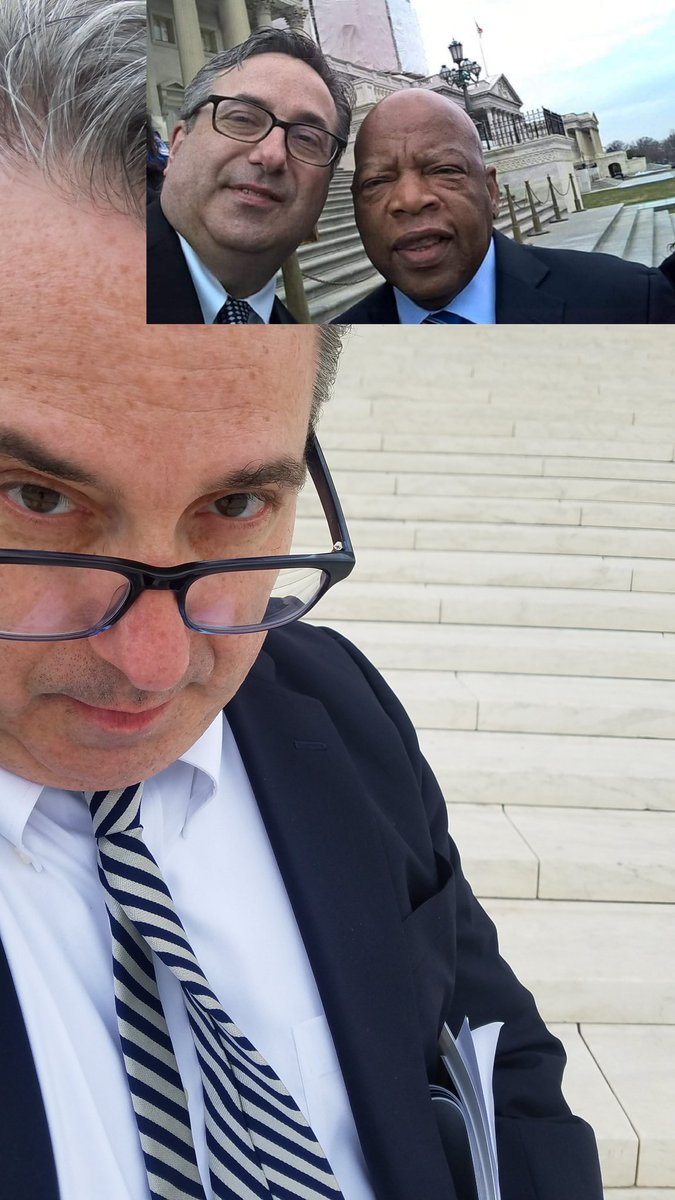 ssholst's tweet photo. #appcon18 me in supreme court steps without John Lewis (and w him 3 years b4) https://t.co/khgQoSJLED
