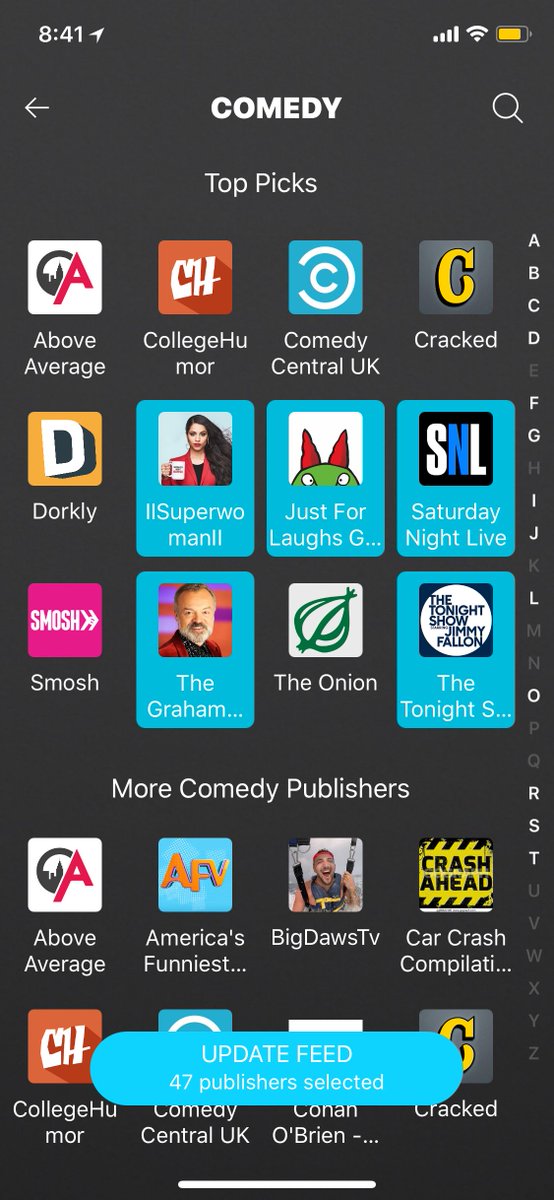 FeedeosAPP's tweet photo. Feedeos will keep you up to date with the latest comedy shows. Just setup your Comedy feed in seconds and get the latest most up to date content from your favourite producers #BetterMobileVideo #VideoApp #iOSApp #VideoStreaming #ComedyApp https://t.co/Hs45pJmjsa