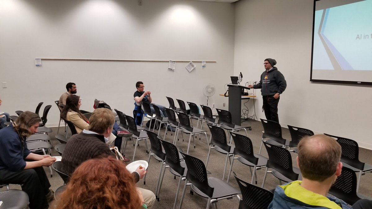 wpgnetug's tweet image. Great talk by John Fedoruk and @davidwesst on AI in the Enterprise! Thanks team! #Winnipeg