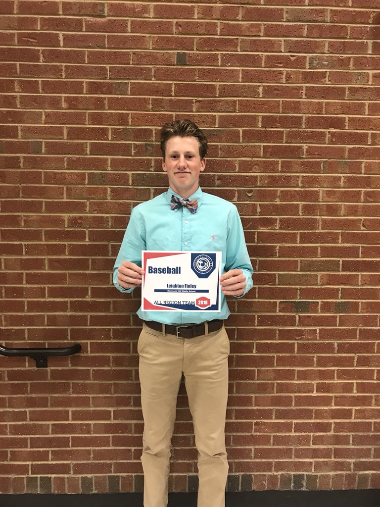 An amazing night celebrating our spring athletes at our banquet. Shout out to Leighton Finley for receiving all-region/state honors as a fall (XC), winter (basketball), and spring (baseball) athlete. RHHS-he is all yours next year <a href="/BayensMickey/">Mickey Bayens</a> #impressedAD #WEareRHMS