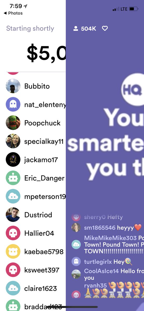 ATLankford's tweet image. Uhh, how long has this menu existed @hqtrivia #hiddenmenu #foundit #whochatsontrivia