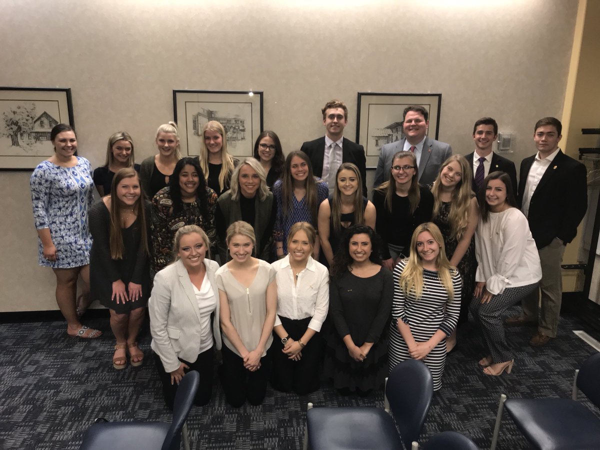 Congratulations to our new member class that was initiated tonight! #OrderofOmega
