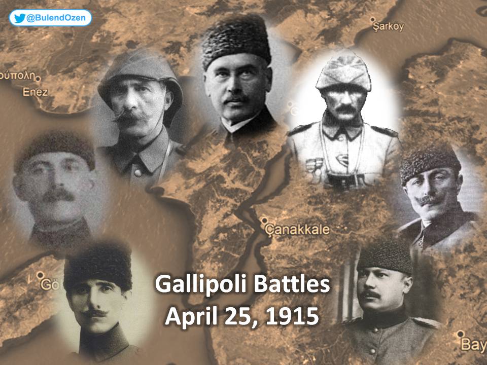 Today is April 25, 2018.The first day (1915) of the Gallipoli Battle’s Land Operations.On the 103rd anniversary of this hero's defense, I would like to share with you a few interesting information and assessment about the operations.