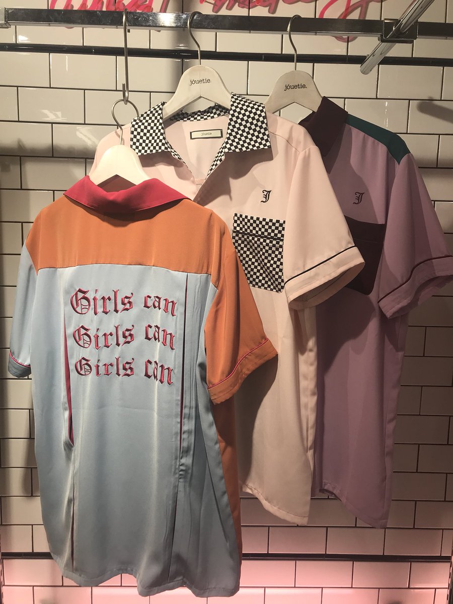 Jouetieルミネエスト新宿店 Op Twitter Hot Item ブロッキングボーリングシャツ 9 000 Tax B Pnk Org Grn 夏にぴったり90 Sな雰囲気のあるシャツ メンズライクなビッグシルエットなのでゆったり着れます Jouetie ルミネエスト新宿 T Co Sf6bp4g0pv