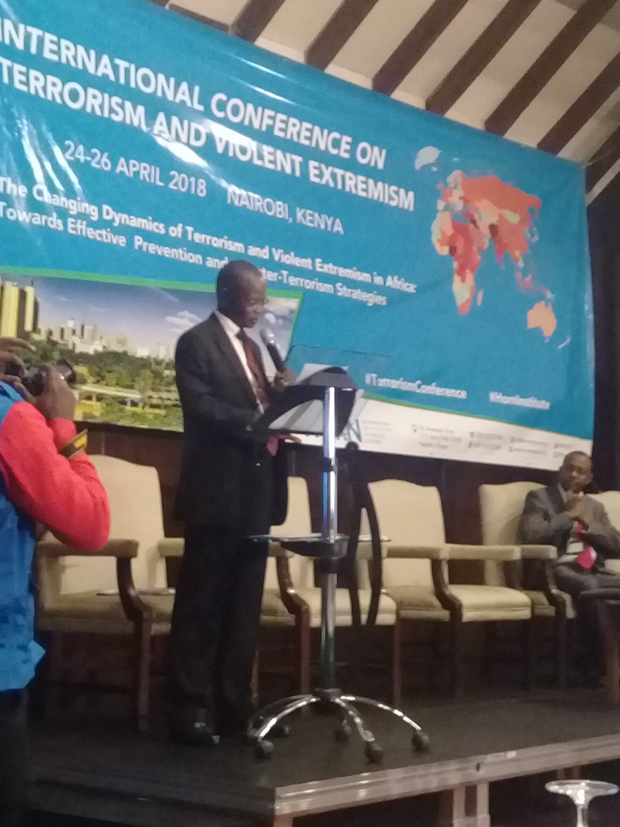 FauziaShamsa's tweet photo. Now: IG Boinett addressing scholars, practitioners, and government officials at the International Conference on Terrorism and Violent Extremism happening at Windsor Golf Hotel and Country Club #HornInstitute #TerrorismConference @Horninstitute https://t.co/Dz3Zg6KUjT