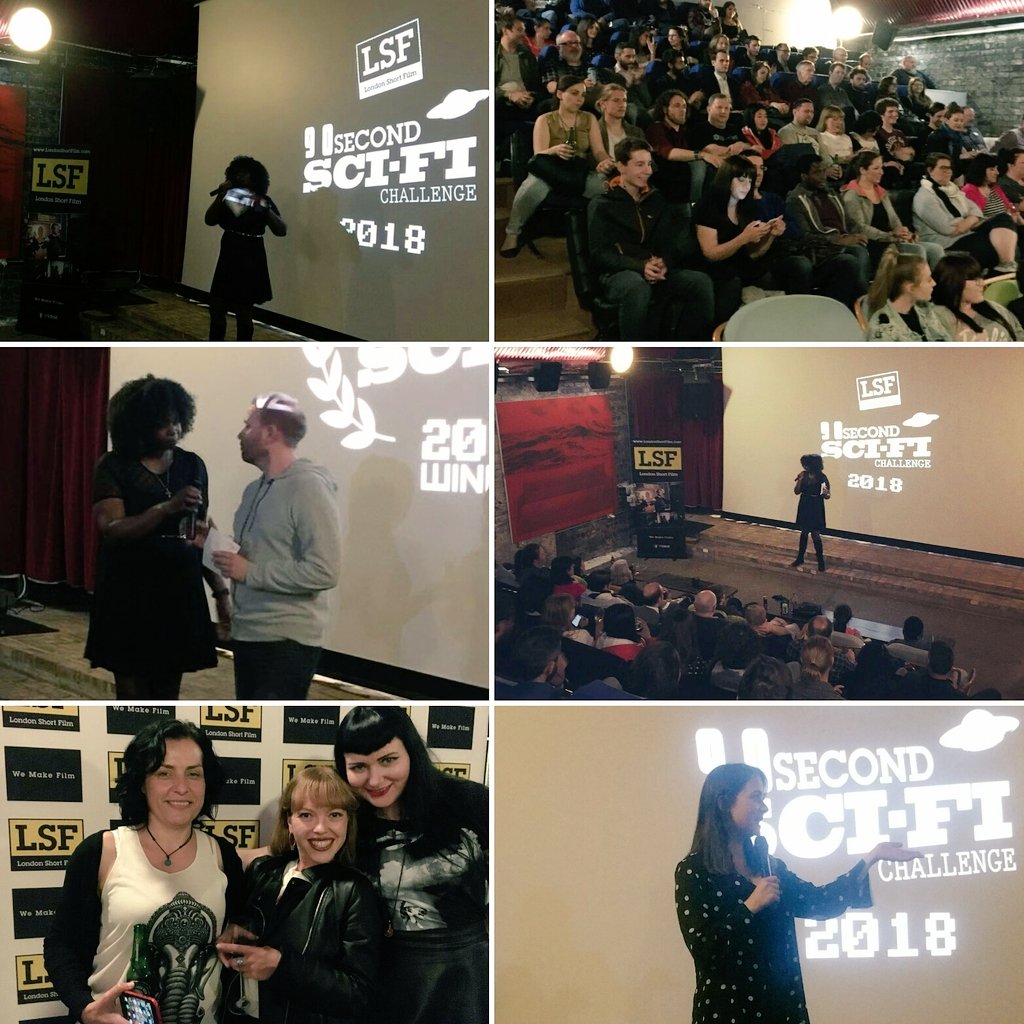 MelanieTGayle's tweet photo. More pics from #LondonShortFilm #90second #scifi challenge
Well done Team #LSF thanks to our Judges #chelmsfordfilmfestival the winning film will be screened on the opening night. Amazing 😀 They will also get a write up in @SciFiForEver
Also thanks to Hannah from @Backstage https://t.co/rlxjSmbeXW