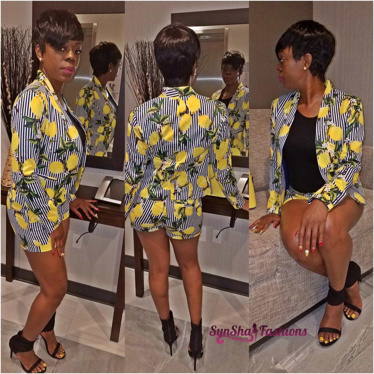 shopsynsha's tweet photo. When life through you LEMONS catch em, and make some damn good lemonade out of it. Shop the look online https://t.co/jzsaNHwynu or in the studio this week 5808 Normandy Blvd Jax FL 32205 ๐๐๐ #lemonadeblazer #shopsynsha #onlineboutique #orlando #jacksonville #branding101 https://t.co/iROvgCFuEj