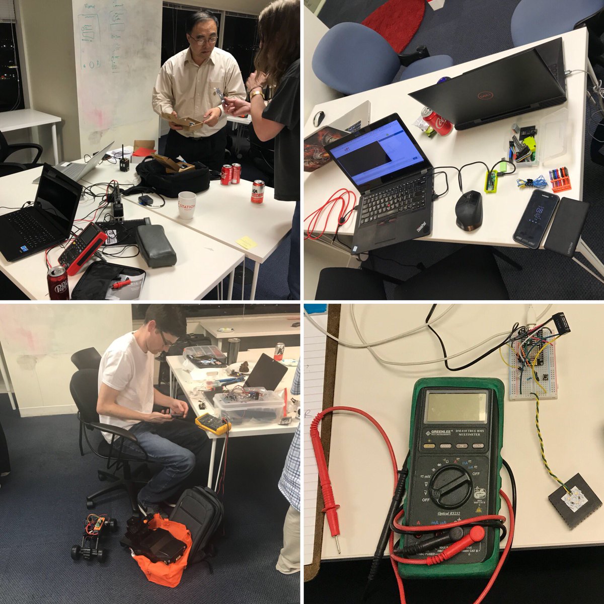 MadameMiso's tweet photo. #Tuesday #hacknsnacks with the #hacksteriohouston #meetup @stationhouston @Hacksterio @InnovateHouston @ryanjgill2 #hacksterio #houtech #hardwarecommunity #houston #hardware #engineering #stem #womenintech #techcommunity https://t.co/qZxlBmRaQ1