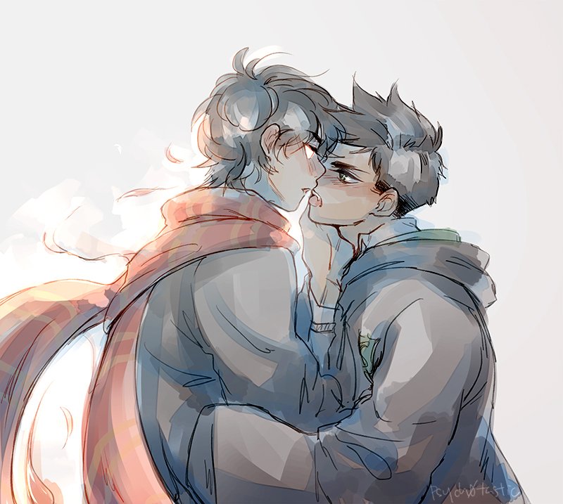 axietoh's tweet photo. Watch as I come up with HP AUs for every single fandom I get into #jondami https://t.co/W5wZjCXj9z