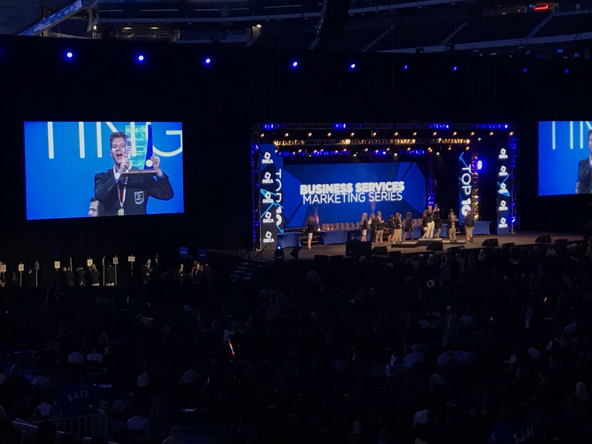 mndeca's tweet image. CONGRATULATIONS DAN HUNTER ON FIRST PLACE FOR BUSINESS SERVICE MARKETING SERIES! #MNDECA #DECAICDC
