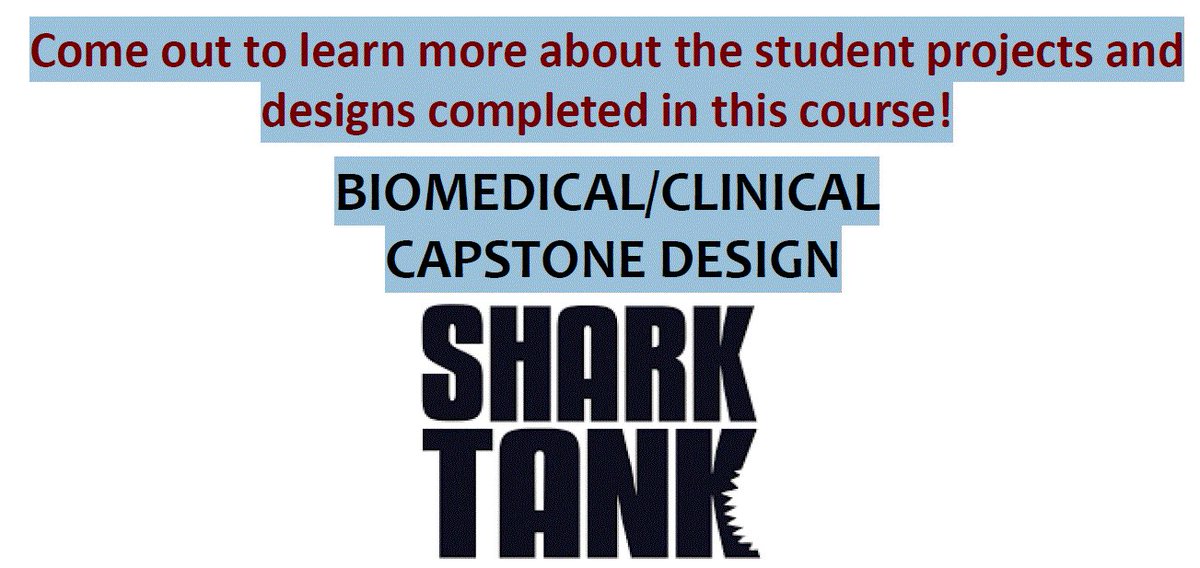 KarenJLBurg's tweet photo. The 🦈 🦈 are circling. Looking forward to tomorrow’s @ugavetmed @UGA_Engineering 🦈 Tank event! Join us at 4:40 at the Veterinary Education Center! #srdesign #convergence https://t.co/CoHLDawYZD
