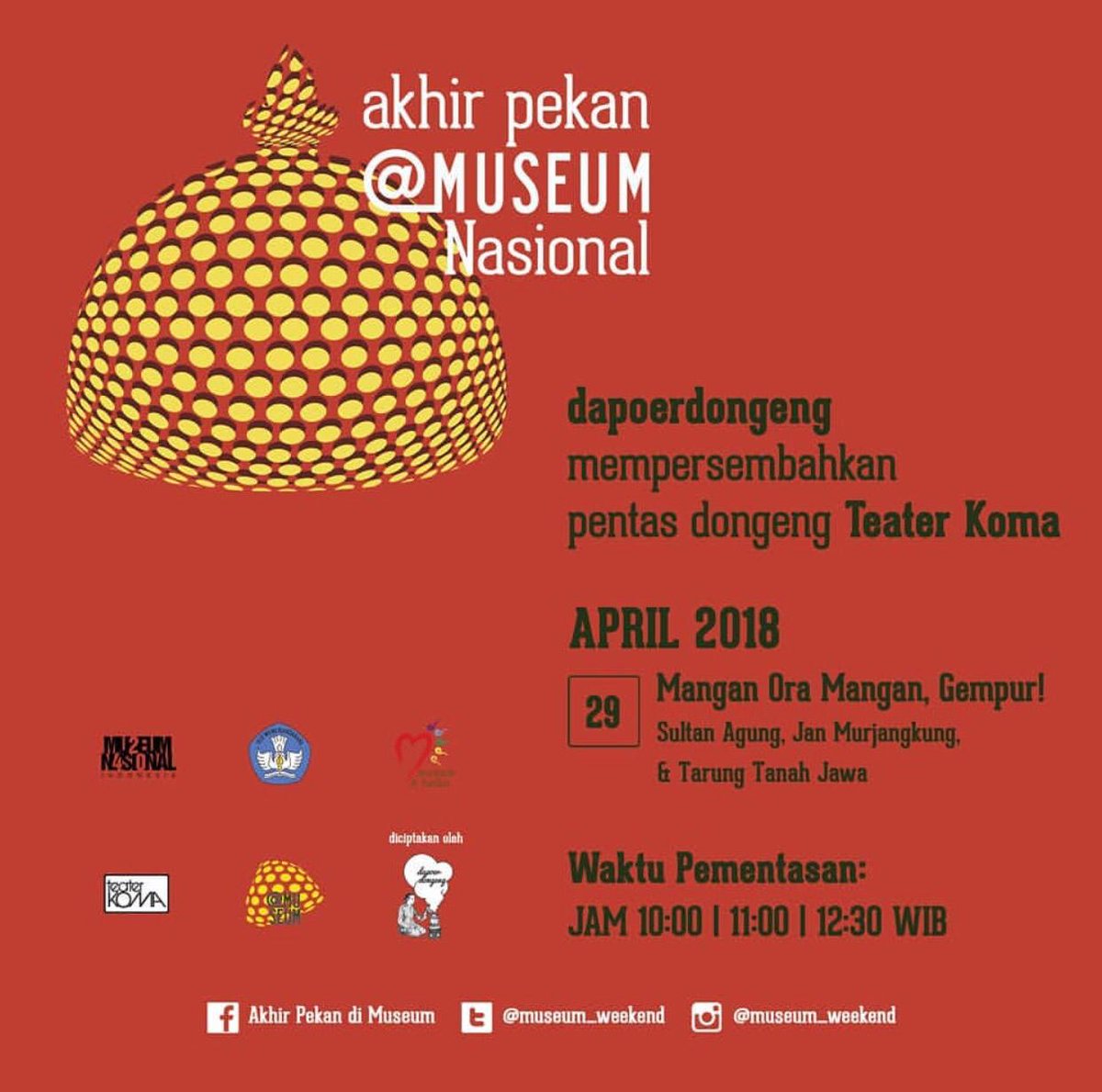 Menyambut ultah MNI ke-240, Teater Koma kembali pentas di Museum Nasional. Simak jadwalnya, yuk!