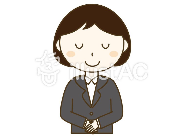 Ninico 無料イラスト イラストac に登録しました 商用利用ok 無料でダウンロードできます 新社会人をイメージして作成した画像ですが 会社員 就職活動 教師 保険外交員etc いろんな場面でご活用ください ビジネススーツ女性 お願い