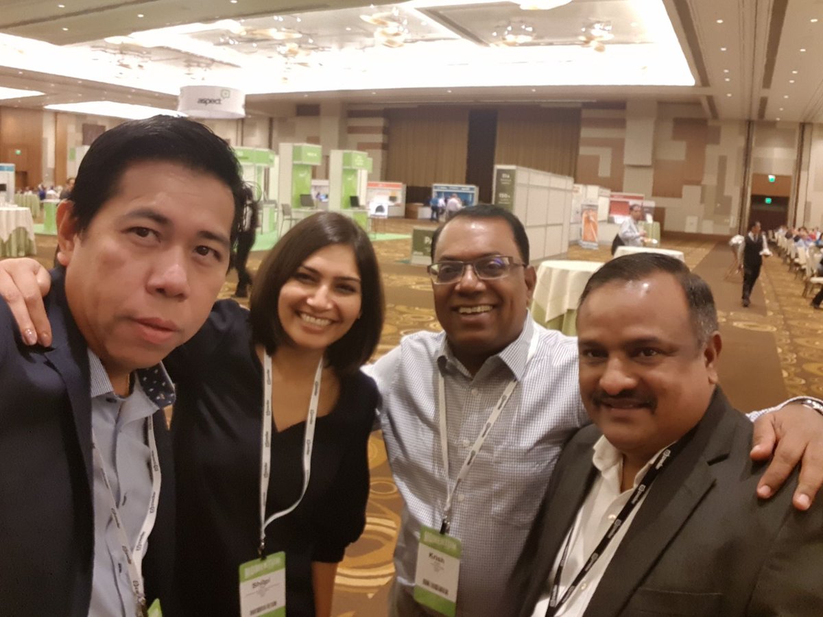 Puri_Shilpi16's tweet photo. Energy and vibe at #AspectACE18 is outstanding! Keeping the Momentum with @RLoberas @krish_A & Rajesh Yadav of CS Infocomm #aspectsoftware https://t.co/gt9e0ErTAy