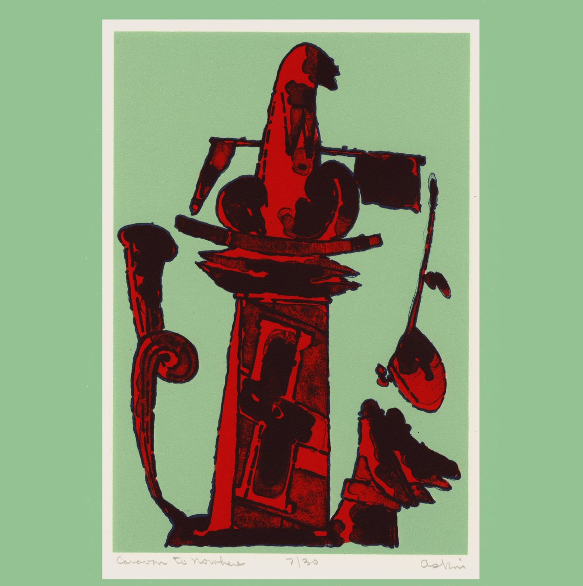 WalterAskin's tweet photo. Lyrical Caravan #WalterAskin #ASUArtMuseum #ASUPrintmaking #lithography #atSAAM #RenwickGallery #NationalGallery #NationalGalleryofArt #sfmoma #MOMA #deyoungmuseum #PMCAonline #NortonSimon #whitneymuseum #guggenheim #kcetartbound #LAPrintmaking #lithography #LACMA #ArtForum https://t.co/Job4cV80YN