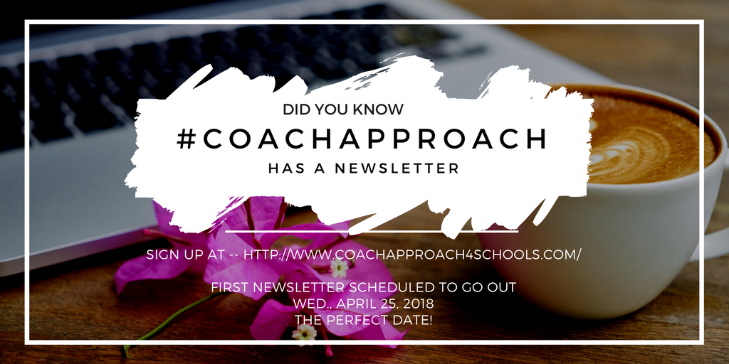 4coachapproach's tweet photo. Our 1st #coachapproach newsletter is scheduled. Look for it in your inbox at 10am (sending from CST). It is not too late to sign up https://t.co/CaIRmn6lM1 #leadupchat #cpcaht #satchat #suptchat #EdLeadership #edadmin #edleader21 #l2lchat #ascdl2l #leadfromwithin https://t.co/KGsoP4neJh